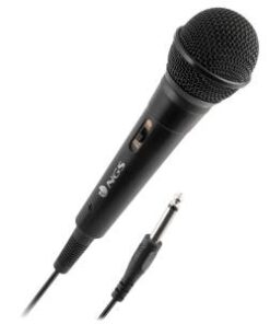NGS Microfono Vocale Wired Singer Fire Cavo 3m Nero